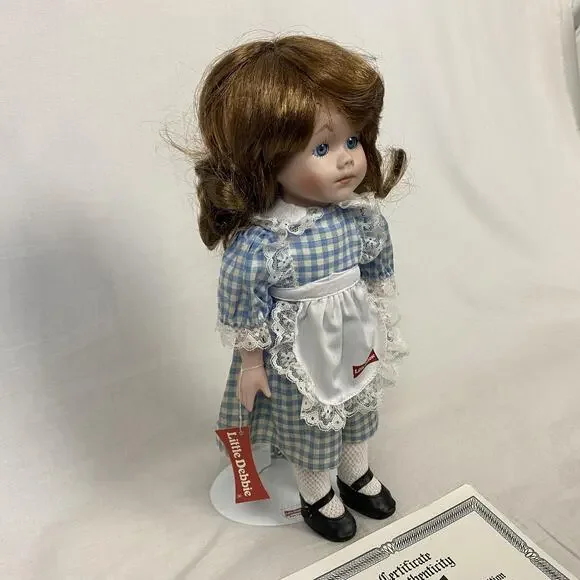 Vintage Little Debbie 30th Anniversary Porcelain Doll 1990 COA Dynasty Dolls 90s - Picture 6 of 14